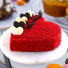 Red Velvet Heart Cake